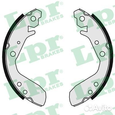 Колодки торм.бар.honda jazz 1.2-1.4 03.02-12.03 (1