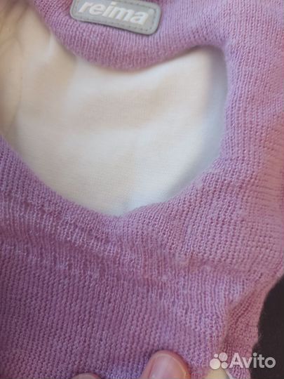 Шапка шлем reima 0-6 мес