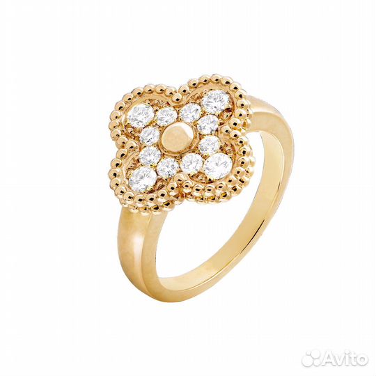 Кольцо Van Cleef & Arpels Vintage Alhambra Yellow