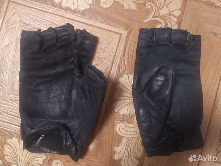 Перчатки тактические кожаные