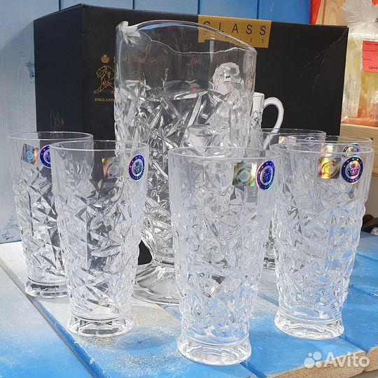 Набор для сока/воды: графин+6 стаканов Lenardi