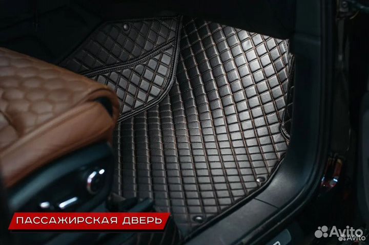 Автомобильные 3D коврики из экокожи 