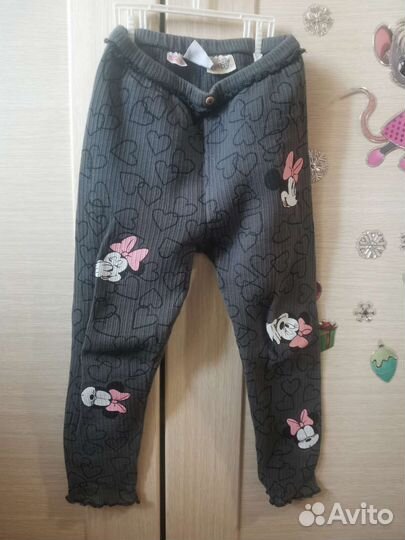 Костюм для девочки Zara, леггинсы + футболка, 104