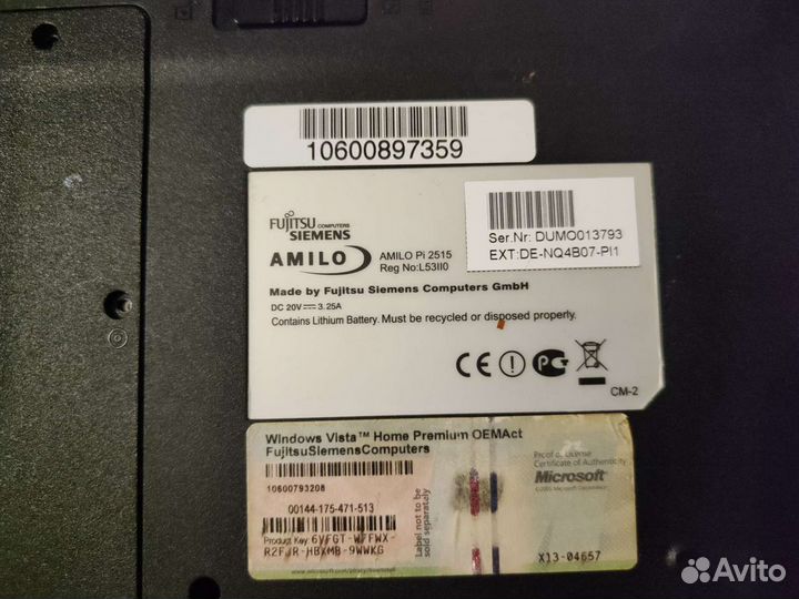 Ноутбук Fujitsu siemens