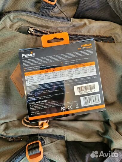 Налобный фонарь Fenix HM60R