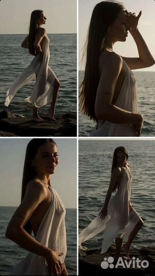 Фотосессия у моря, на улице, контент съемка