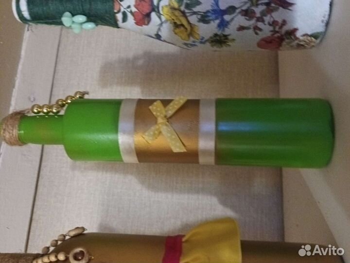 Бутылки для декора