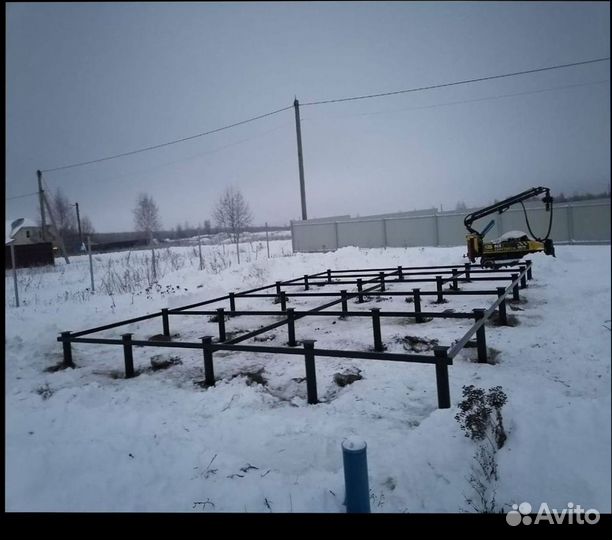 Сваи для бани