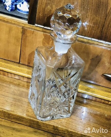 Штоф. Хрусталь. Редкий