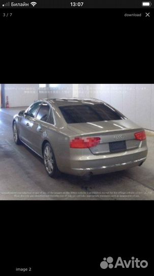 Разбор Audi A8 D4 4H cdra 2011г пробег 51900км