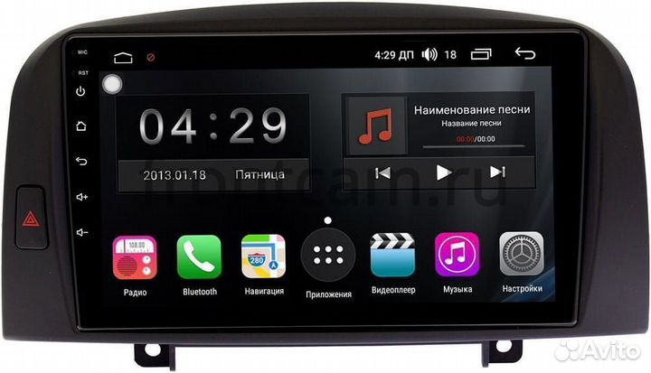 Магнитола андроид Hyundai Sonata NF TS7 2/32