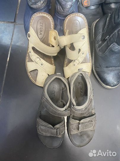 Обувь пакетом для мальчиков сандали и ботинки