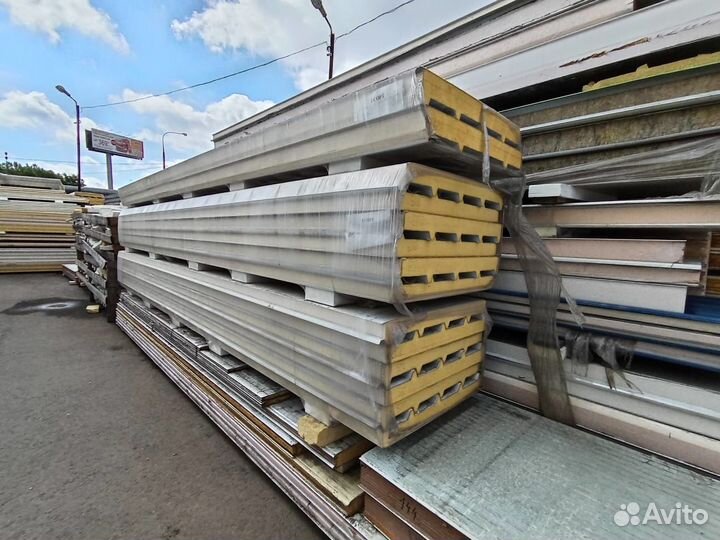 Сэндвич-панели 40000 м2 в наличии