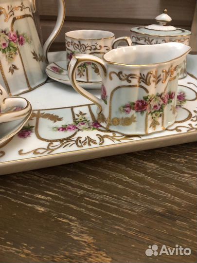 Сервиз шоколадно- кофейный MeanderBV