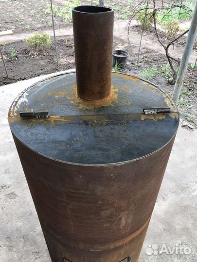Печь для бани с баком для воды