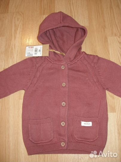 Новая с биркой кофта р-р 80 Newbie Швеция хлопок
