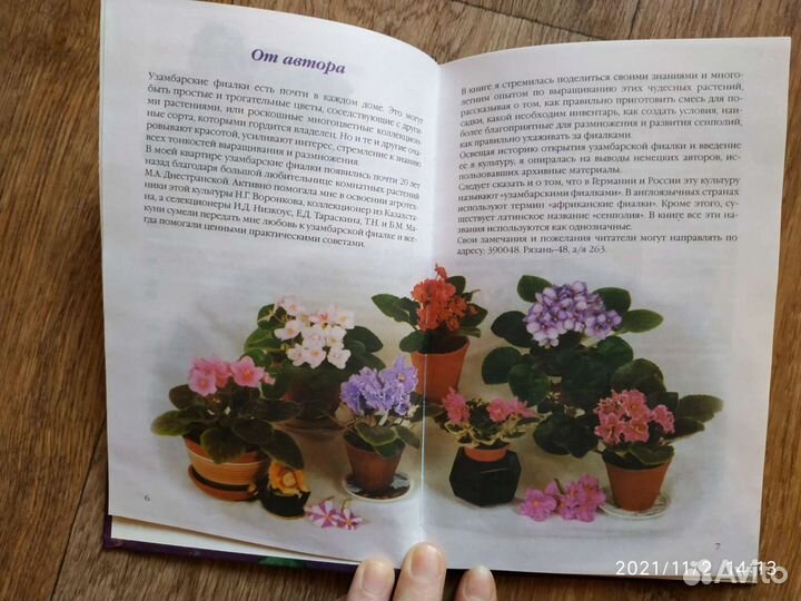 Книга о фиалках