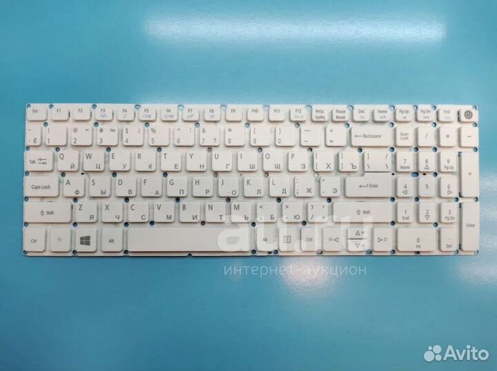 Клавиатура для ноутбука Acer Aspire E5-522 белая