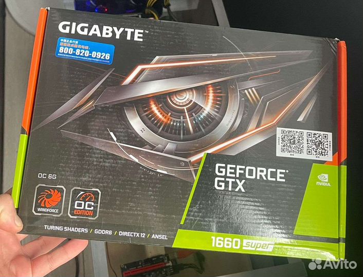 Видеокарта gtx 1660 super 6gb