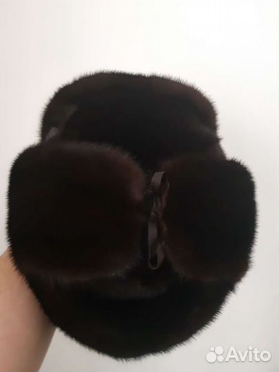 Норковая шапка мужская