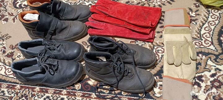 Краги сварочные ботинки рабочие строительные