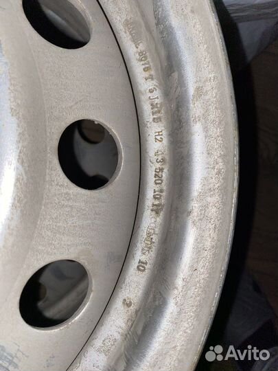 Диски штампованные r15 4*100 б/у