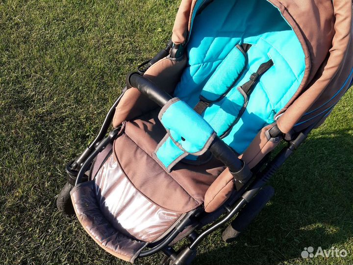 Коляска 2 в 1 индиго