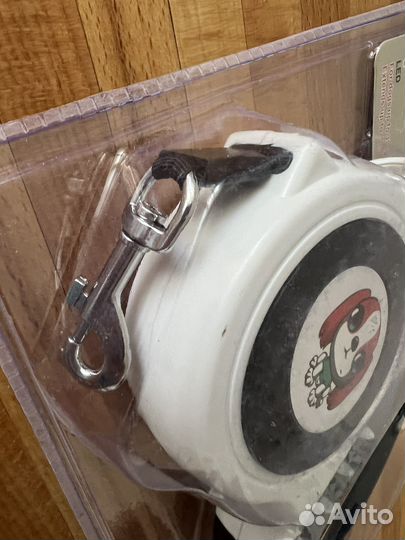 Поводок рулетка для собак до 35кг с фонарем