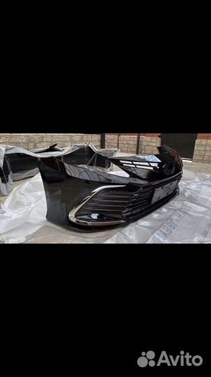 Бампер передний рестайлинг на toyota camry v70-75
