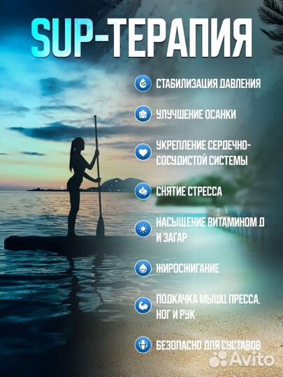 Сапборд / SUP- board (сап доска) GQ Coco 335*82*15