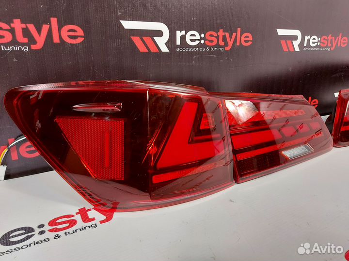 Стопы Lexus IS250 05-12г LED Тюнинг Красные 6Z2vlr