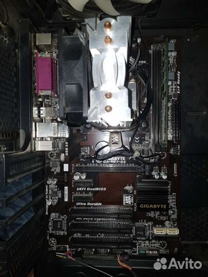 Gigabyte lga1150 + Core i5-4690k + RAM 8Gb 1333