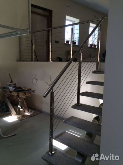 Винтовые поручни из нержавеющей стали