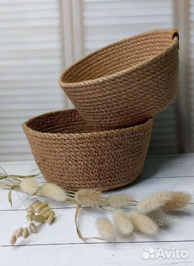 Корзины из джута
