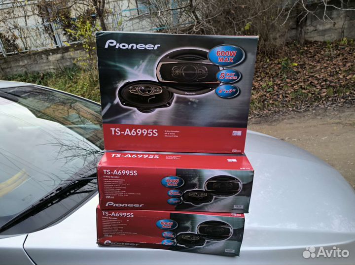 Динамики pioneer TS-A6995 овалы в авто 69 колонки