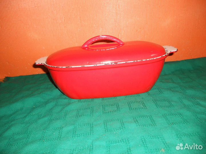 Гусятница эмалированная чугунная СССР самовывоз