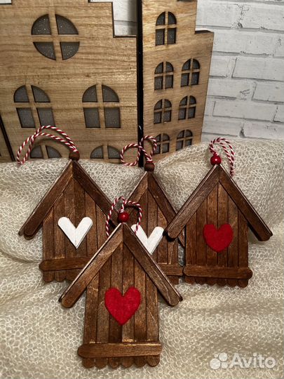 Елочные игрушки ручной работы