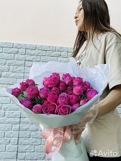 Букет из кустовых роз Misty