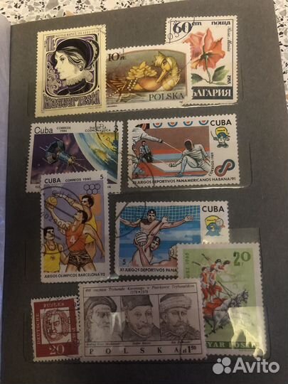 Марки иностранные разных стран