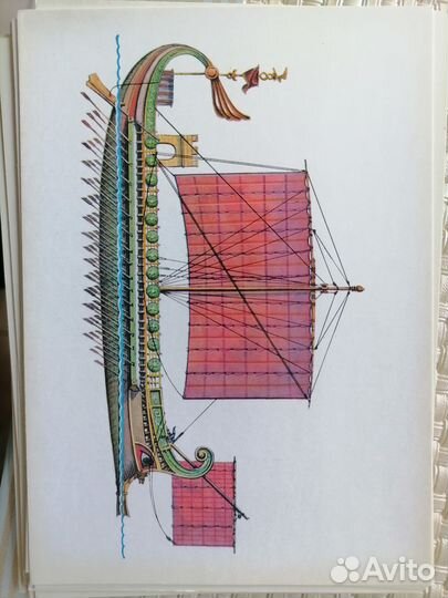 Набор открыток История корабля