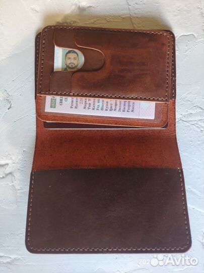 Обложка для паспорта. Натуральная кожа
