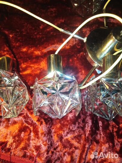 Люстра хрусталь ссср. Искра