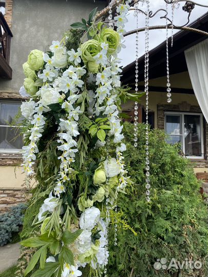 Декор для свадебной арки