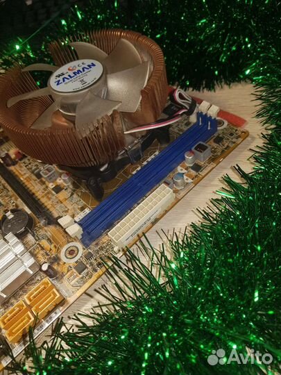 Комплект материнка+проц+кулер 1155 socket