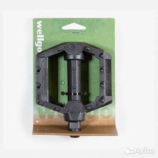 Педали Wellgo platform пластиковые, 112x99x32мм, резьба 9/16