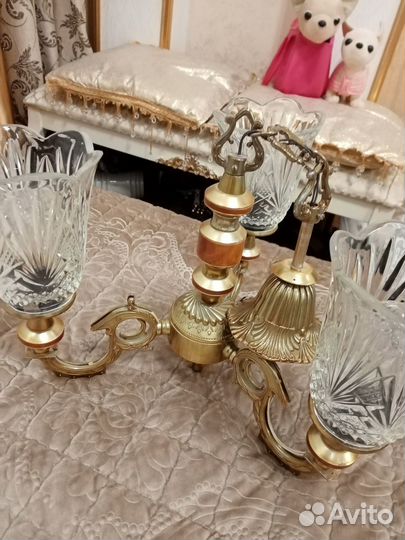 Люстра хрусталь СССР