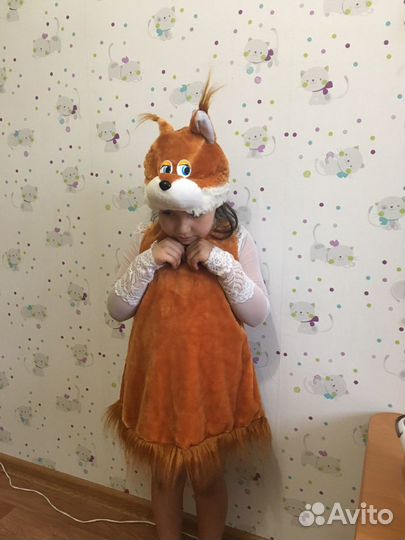 Карнавальный костюм белочки (прокат)