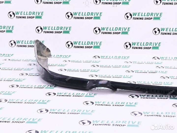 Накладка на задний бампер Mazda 6 GG под 2 трубы