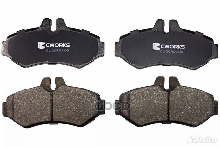 Колодки задние cworks C12CR0105 C12CR0105 cworks