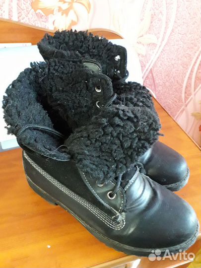 Сапожки зимние на девочку 35 размер